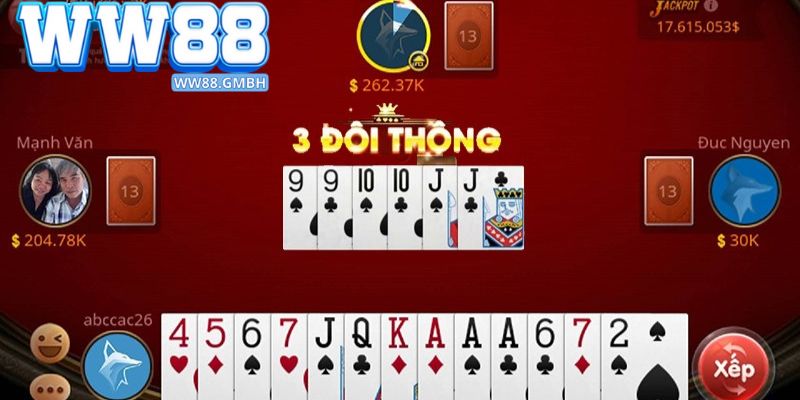 Tiến Lên Miền Nam là game bài WW88 đáng để trải nghiệm